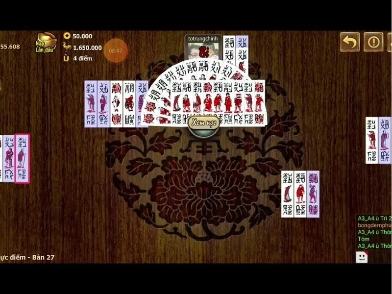 Hướng dẫn quy trình chơi bài Chắn tại cổng game Hit Club