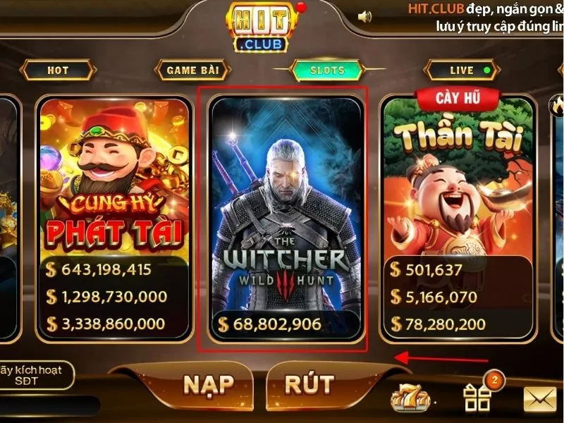 Hướng dẫn quy trình chơi The Witcher tại Hit Club 